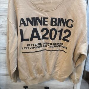 Anine Bing Beige Knit Top